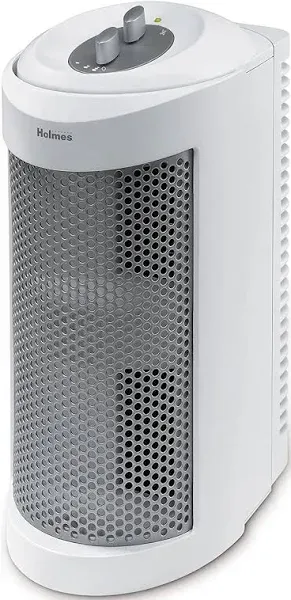 Holmes True HEPA Allergen Remover Mini Tower Air Purifier W Optional Ionizer NEW