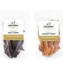 Farm Hounds Premium Pork Jerky for Dogs, 100% Made from Humanely-Raised Pork, Dog Jerky Treats, Healthy Delicious Dog Trainer Dehydrated Pork Jerky Tenders, Made in USA