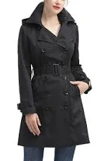 Kimi + Kai Women's Adley Water Resistant Hooded Trench Coat