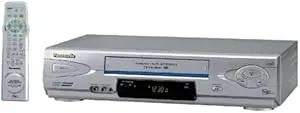 Panasonic PV-V4622 4-Head Hi-Fi VCR, Silver