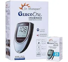 Dr. Morepen Blood Glucose 50 Test Strips ( 100% Genuine Product)