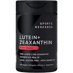 Sports Research, Lutein + Zeaxanthin with Coconut Oil