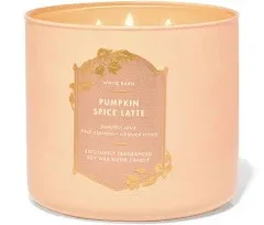 🎃☕️🕯NWT‼️ Bath &amp; Body Works &quot;Pumpkin Spiced Latte&quot; 3-wick Candle