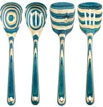 Baltique Mykonos Collection 4-Piece Cooking Utensil Set. 