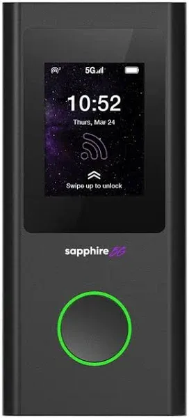 Sapphire 5G Mobile Hotspot, Portable WiFi Hotspot for Travel, CloudSIM Techno...