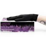 Adenna Shadow Black Nitrile PF Exam Gloves SHD-Medium