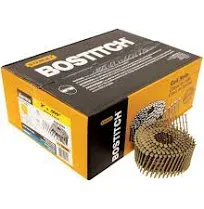 BOSTITCH Siding Nails, Wire Collated Coil, Thickcoat Galvanized, Ring Shank,