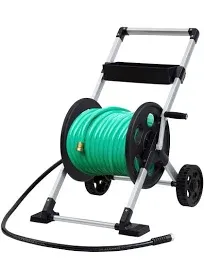 Liberty Garden 250 ft. Explorer 2 Wheel Aluminum Hose Cart