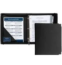 Samsill Classic Professional 3 Ring Zippered Binder