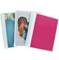 4 x 6 Photo Albums Pack of 3 - Watercolors, Each Mini Photo Album Holds Up to 48 4x6 Photos. Removeable, flexible covers.