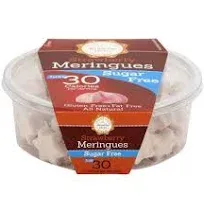 Krunchy Melts Original Sugar Free Meringue Cookies | Sugar Free Strawberry Flavor | Only 35 Calories Per Serving | Fat Free, Gluten Free, Dairy Free | Keto Friendly | Zero Net Carbs (2 Oz)