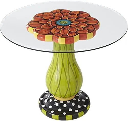 BrylaneHome Flower Bistro Table Base