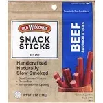 Old Wisconsin Snack Sticks, Beef Sausage - 7 oz