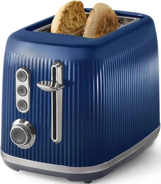 Oster Retro 2-Slice Toaster with Quick-Check Lever, Extra-Wide Slots, Impressi