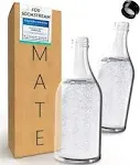 ®️ 2 pack 30oz Glass Bottles Eco-friendly for Sodastream Crystal 2.0, Dishwas...