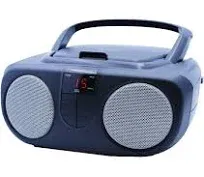 Portable CD Radio Boombox, Comes With an AC Power Cord,Black