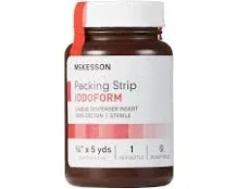 McKesson Iodoform Wound Packing Strip