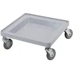 Cambro CDR2020151 Camdollies Economy Soft Gray Dolly for Dish Racks