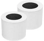 2-Pack Core Mini Air Purifier Replacement Filter Compatible with LEVOIT Core Min