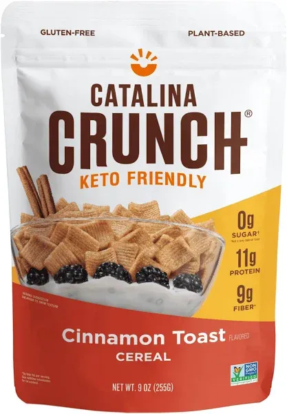 Catalina Crunch Cinnamon Toast Keto Friendly Cereal