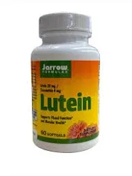 Jarrow Formulas Lutein 20 mg - 60 Softgels, Pack of 2 - Clinically Documented Eye Health & Support - with Zeaxanthin - 120 Total Servings