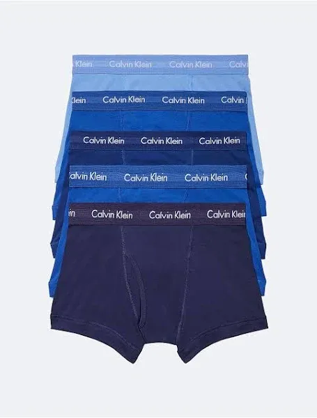 Calvin Klein Men's Cotton Classics 5-Pack Trunk