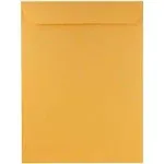 Jam Paper 9 x 12 Open End Catalog Premium Envelopes - Brown Kraft Manila - 50/Pack