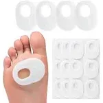 Welnove 42pcs Callus Pad, Adhesive Corn Protectors,Relief Pain from Calluses, Corns, Blisters, Heel Frictions, Self Stick Cushions - White