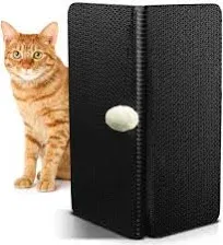 Handy Hound Cat Corner Scratcher - Innovative Cat Scratch Pad for Wall and Corner - Black