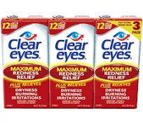 Clear Eyes Eye Drops Redness Relief