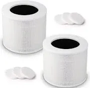 2-Pack Core Mini Replacement Filter for LEVOIT Core Mini Air Purifiers H13 Tr...