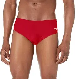 NWT Speedo Men&#039;s Swimsuit Brief Powerflex Eco Solid Adult Size 32