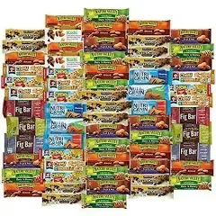 Healthy Snack Bars To Go &amp; Bars Gift Variety Pack Care Package 66 Count Comes...