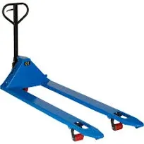 Global Industrial Premium Extra-Long Fork Pallet Jack Truck