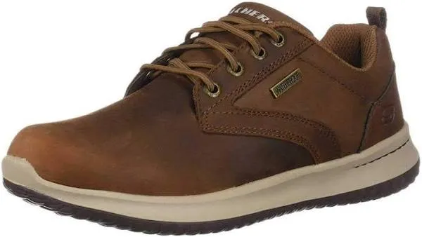 Skechers Men's Delson Shoes - Brown/Antigo