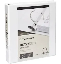 Office Depot Heavy-Duty View 3-Ring Binder