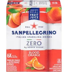 Sanpellegrino Blood Orange Sparkling Beverage Cans