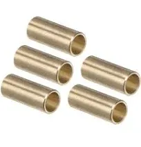 uxcell 4pcs Sleeve Bearings 5/8" Bore 3/4" OD 1-1/8" Length Cast Brass Self-Lubricating Bushing