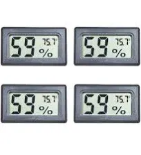 4pk Home Indoor Digital Hygrometer Thermometer Humidity Meter Reader LCD Display