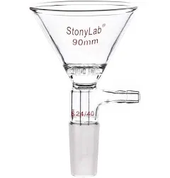 Borosilicate Glass Filter Funnel w/ 90mm O.D. Top