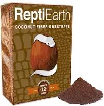 2 Pk ReptiEarth Reptile Bedding Fluffy Fine Coconut Fiber Mix Substrate 12 Quart