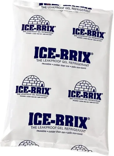 Polar Tech IB 8 CE-BRIX & XTREME BRIX Cold Packs 8 oz, 6-1/2" x 4" x 3/4" (Case of 36)