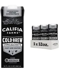 Califia Farms Unsweetened Cold Brew Coffee Concentrate