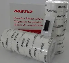 Meto Labels 2200/2 Line (White) to Suit 13.22, 15.22 Pricing Gun