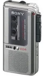 Sony M-570V Microcassette-<wbr/>Corder Voice Recorder Voice Plus V-O-R