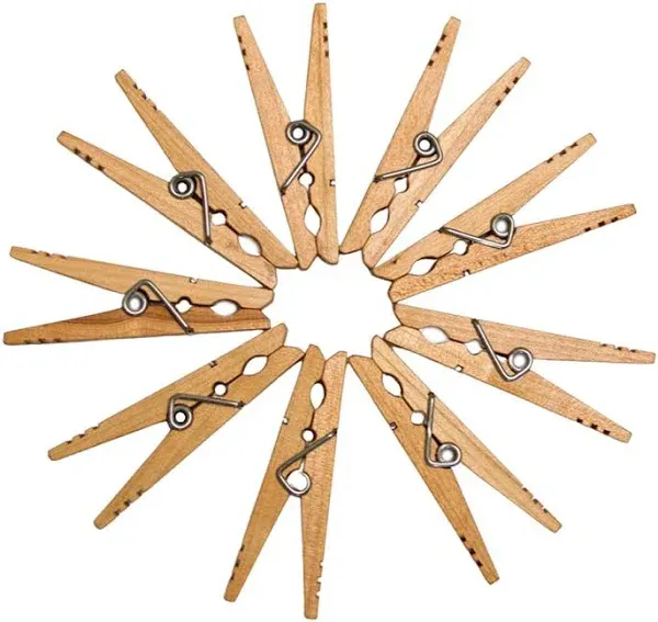 Kevin's Quality Clothespins (Maple, natural) Sold in Sets of 10