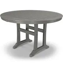 POLYWOOD® Nautical Recycled Plastic Round Outdoor Dining Table