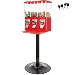 Great Northern Popcorn Triple Vending Machine, Red