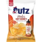 Utz Potato Chips, Mike's Hot Honey, Family Size - 7.75 oz