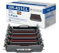 DR-431CL Drum Unit Replacement for Brother DR431CL DR431 for HL-L8260CDW HL-L8360CDW HL-L8360CDWT HL-L8360CDWMT MFC-L8610CDW MFC-L8900CDW Printer (1-Pack)